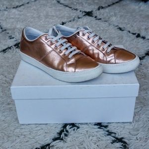 Marc Jacobs Empire Rose Gold Leather Sneakers Sz US 8/EU 38